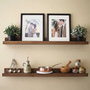 Hanah Home Raf333 Estantería de Pared de Madera Maciza